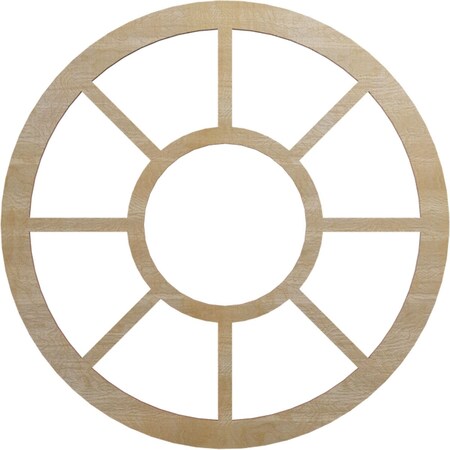 Ekena Millwork Grace Wood Fretwork Pierced Ceiling Medallion, Birch, 20"OD x 7 1/4"ID x 1/4"T CMWP20X0250GRBI